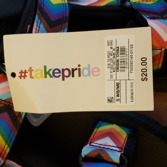 GLSEN Pride Black Adult Adventure Size 8 Women's or Men's 6 - Picture 4 of 7